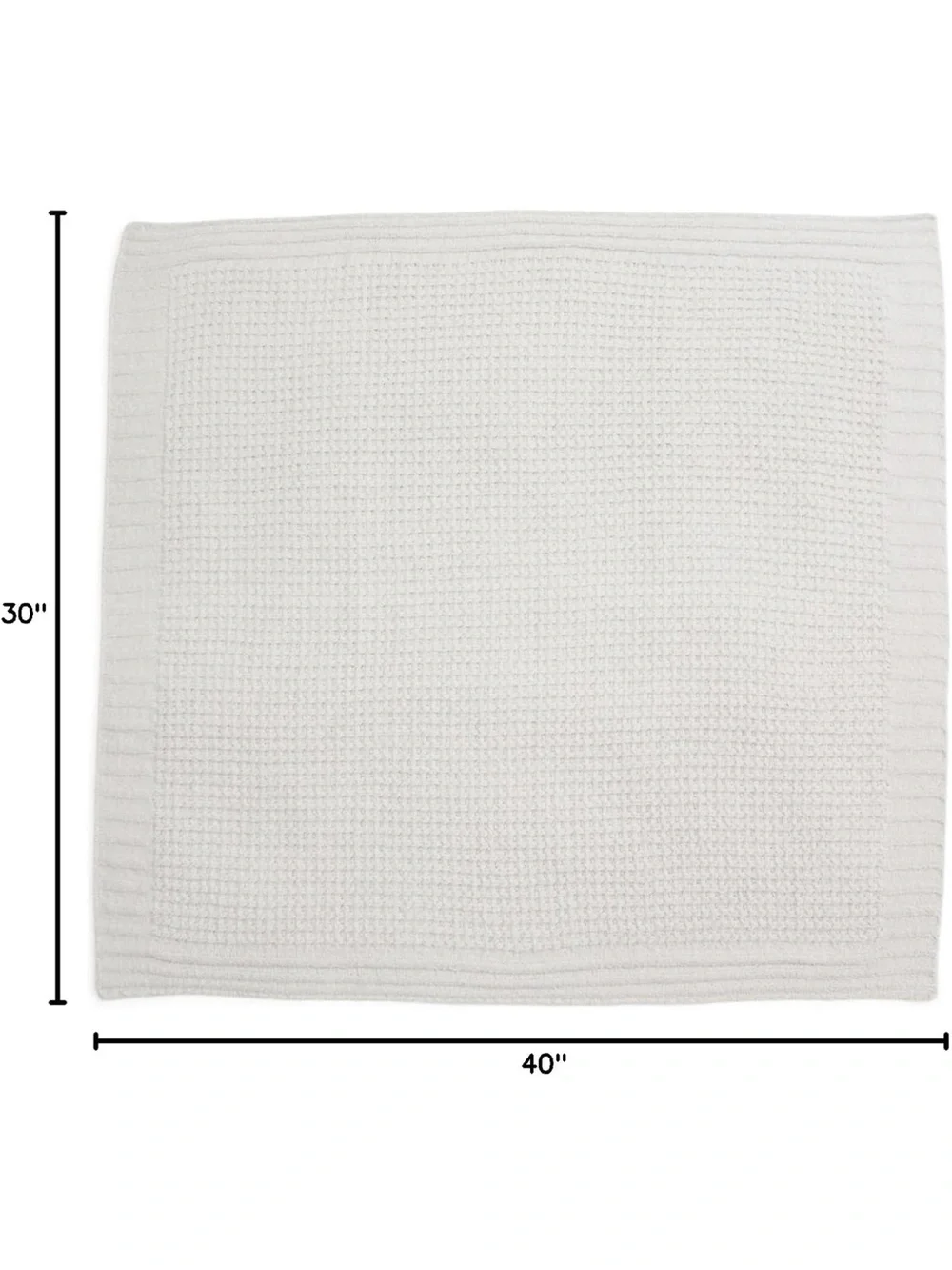 NWT Barefoot Dreams Kids CozyChic Lite Ribbed Blanket